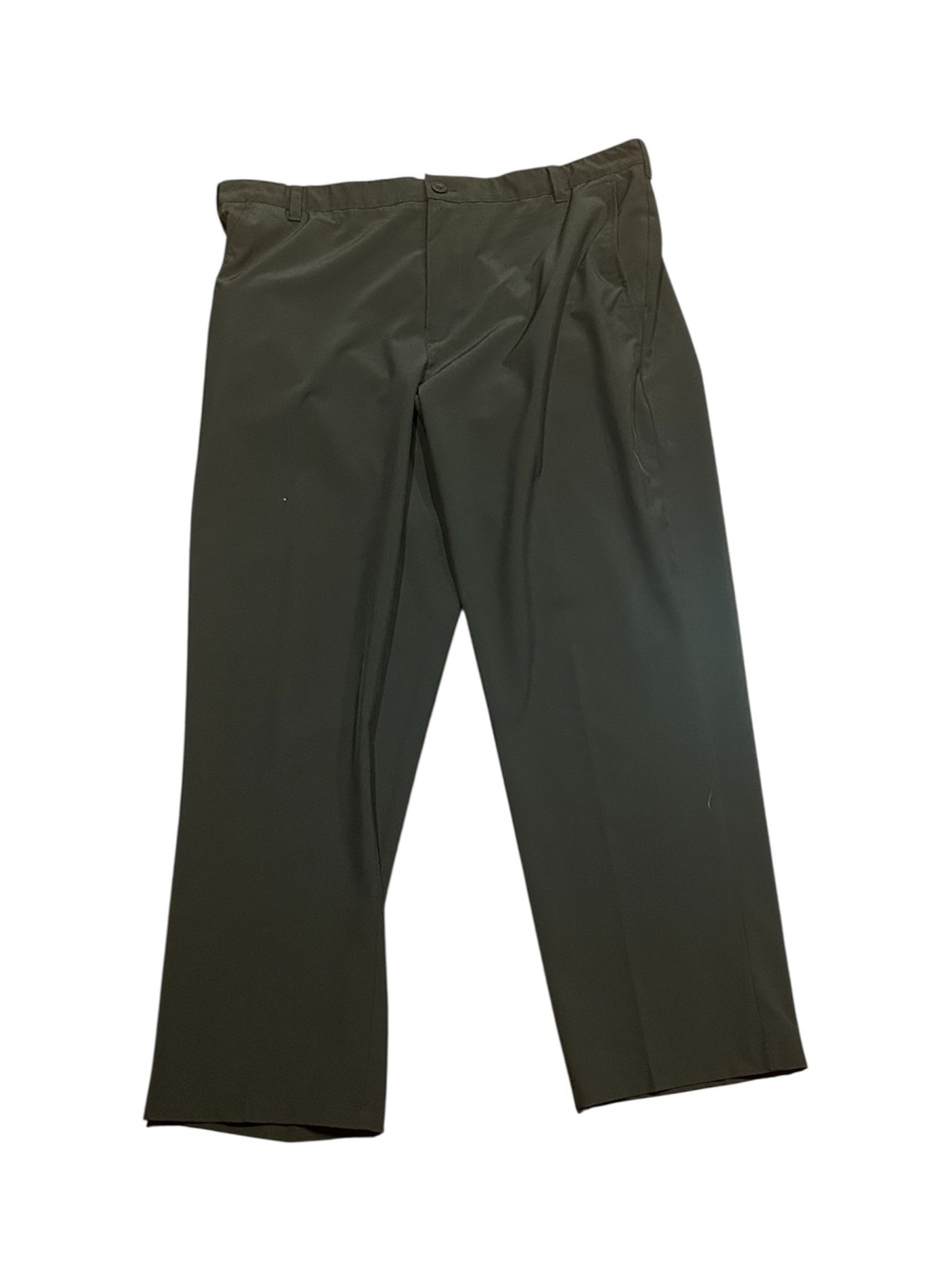 Izod Golf Pants Black 40 x 30 Performance Flat Front